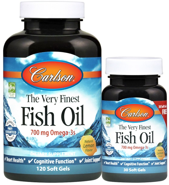 Carlson Labs - The Very Finest Fish Oil - 700mg Omega-3s