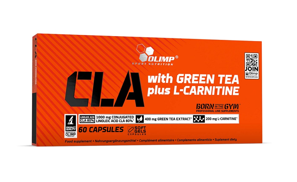 Olimp Nutrition - CLA with Green Tea plus L-Carnitine - 60 caps