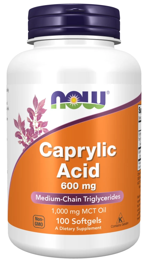 Caprylic Acid 600 mg Softgels