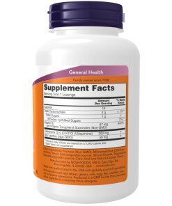 NOW Foods - CoQ10 med Lecithin & Vitamin E, 200mg (Tyggetabletter) - 90 pastiller