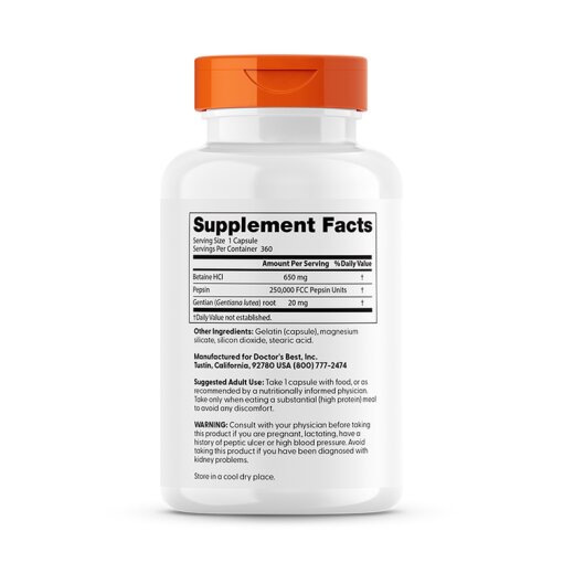 Pepsin and Gentian Bitters
