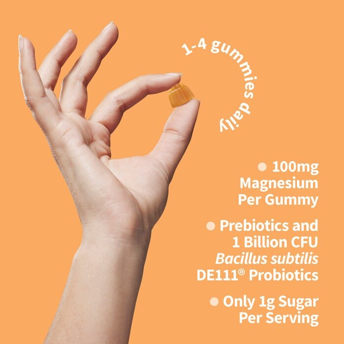 Garden of Life - Dr. Formulated Magnesium Pre- ja Probioottiset Kumiherkut, Persikka - 60 kumia - Image 3