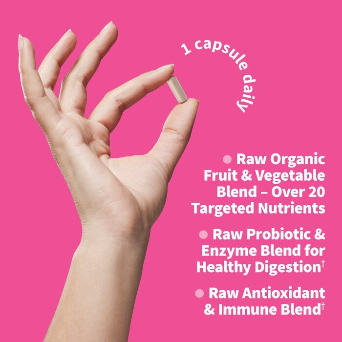 Garden of Life - Vitamin Code RAW ONE naisten vitamiinit, 75 kapselia - Image 3