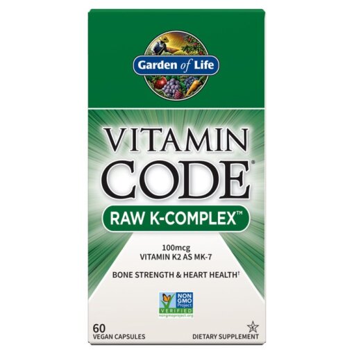 Eco Supplements - Vitamin Code Raw Vitamin K-Complex Capsules