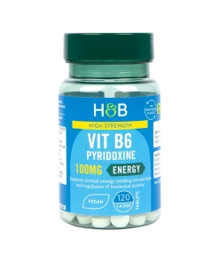 Holland & BarrettHigh Strength Vitamin B6 + Pyridoxine 100mg 120 Tablets(95)Everyday HealthEnergy