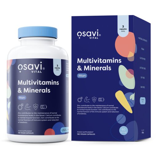 Osavi - Multivitamins & Minerals Man - 180 vegan caps