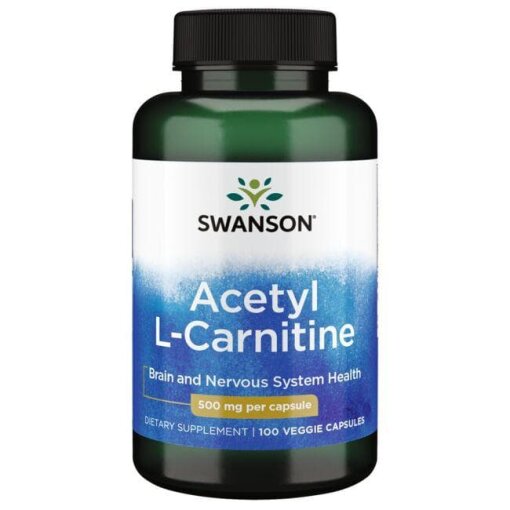 SWANSON ALC (Acetyl l-karnityna) 500mg 100vcaps