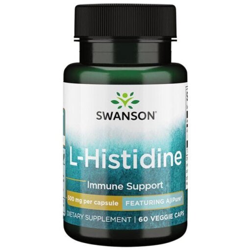 SWANSON AjiPure L-histydyna 500mg 60kaps