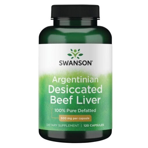 SWANSON Beef liver 120 kaps