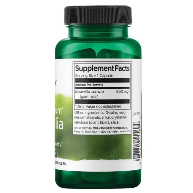 Swanson - Boswellia Forte 800 mg, 60 kapselia - Image 2