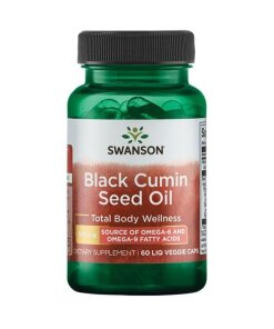 SWANSON Olej z czarnego kminku 500mg 60 kaps.