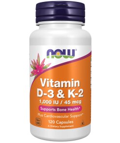 Vitamin D-3 & K-2 Capsules