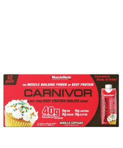 MuscleMeds - Carnivor RTD Beef Protein Shake (12 pack