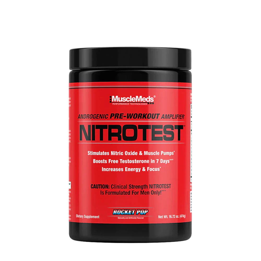 MuscleMeds - Nitrotest - 2 in 1 Pre-Workout + Test Booster (30 Servings