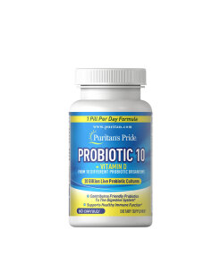 Puritans Pride Probiotic 10  (60 Veg Capsules)