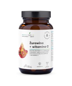 AURA HERBALS Cranberry + Vitamin C (60 caps)