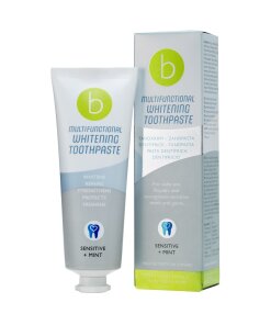 BECONFIDENT Multifunctional whitening toothpaste for sensitive teeth with mint flavour (75 ml)