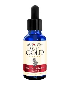 I LOVE HERRBS - LIVER Gold Drops WĄTROBA I PĘCHERZYK ŻÓŁCIOWY (50 ml)