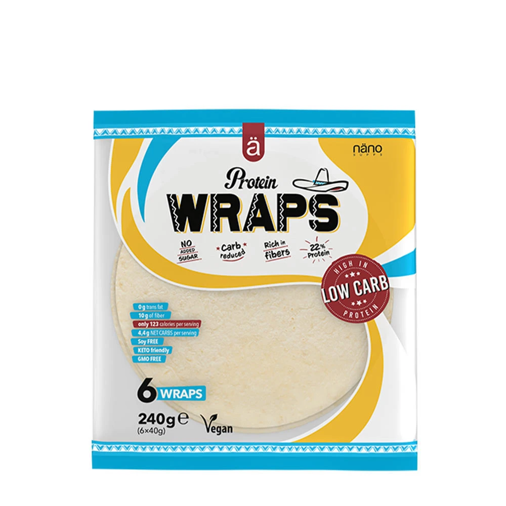 Nanosupps Protein Wrap - Wheat Flour tortilla (240 g