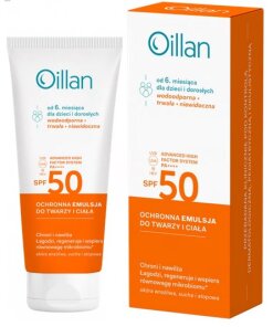OILLAN Sun Emulsja Ochronna SPF50 (100 ml/3.4 fl.oz.)