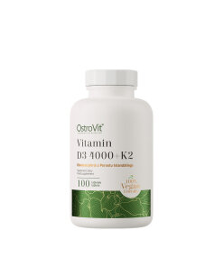 Ostrovit D3 4000 IU + K2 VEGE (100 Tablets)