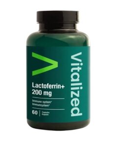VITALIZED Lactoferrin+ 200 mg (60 caps)