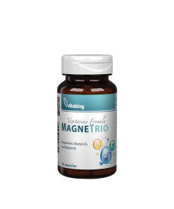 Vitaking MagneTrio D3+K2+ Magnesium Bisglycinate (30 Capsules)